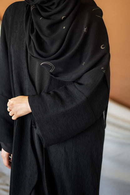 Abaya Noire Évasée